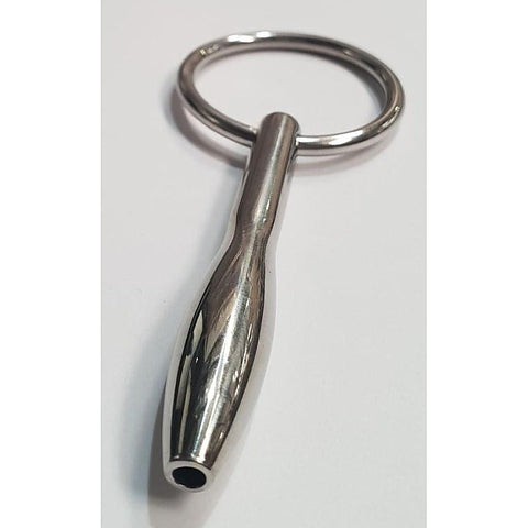 Penis Plug Cum Thru with Ring by Hell's Couture
