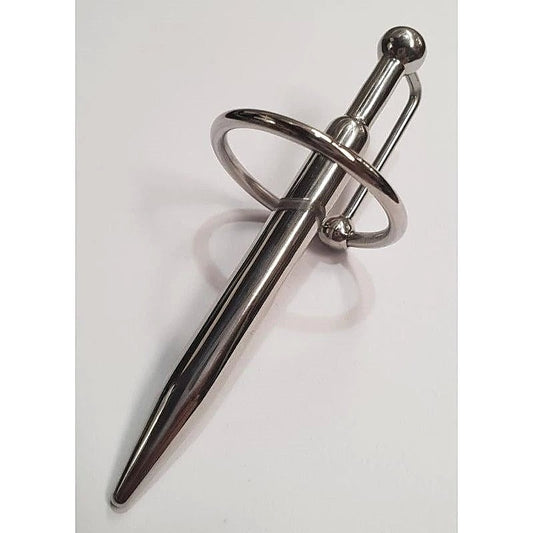 Neat Tube Cock Plug With Glans Ring & Ball by Hell's Couture