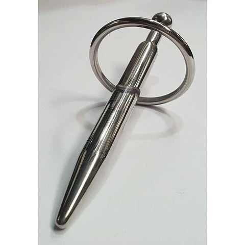 Neat Tube Cock Plug With Glans Ring & Ball by Hell's Couture