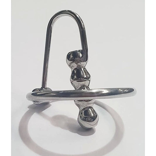 Ribbed Dream Penis Plug & Glans Ring by Hell's Couture
