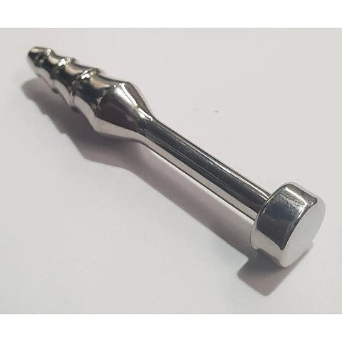 Sex Ribbed and Tapered Penis Plug by Hell's Couture