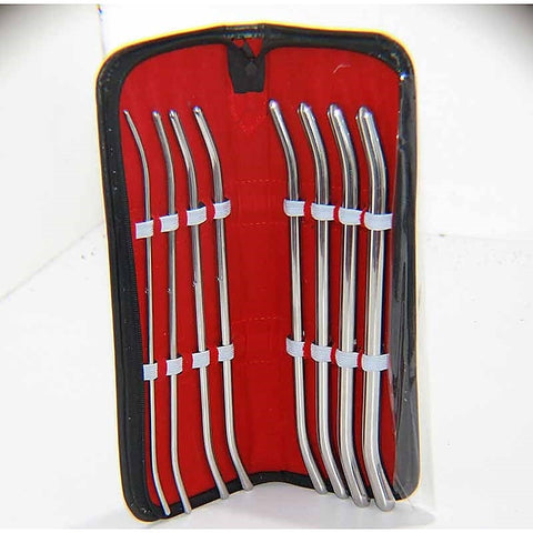 Pratt Urethral Sounds 8 Pieces by Hell's Couture