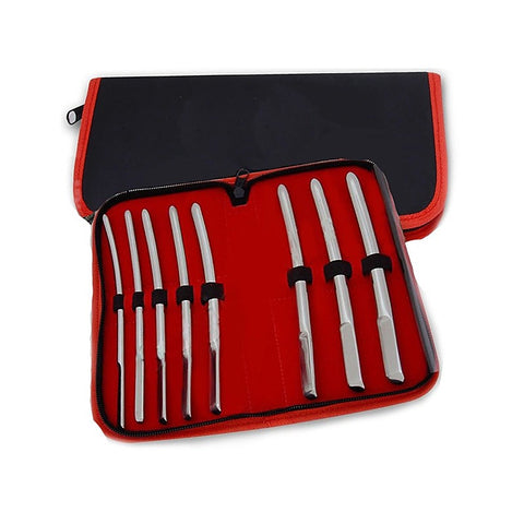 Medical Sex Flat End Urethral Sound Kit by Hell's Couture