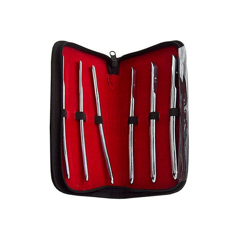 Medical Sex Flat End Urethral Sound Kit by Hell's Couture