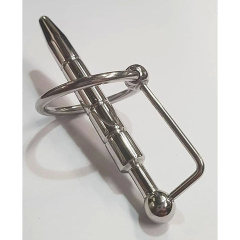 Groovey Solid Metal Prince Penis Plug by Hell's Couture