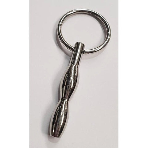 Ripple Cum Thru Penis Plug With Glans Ring by Hell's Couture