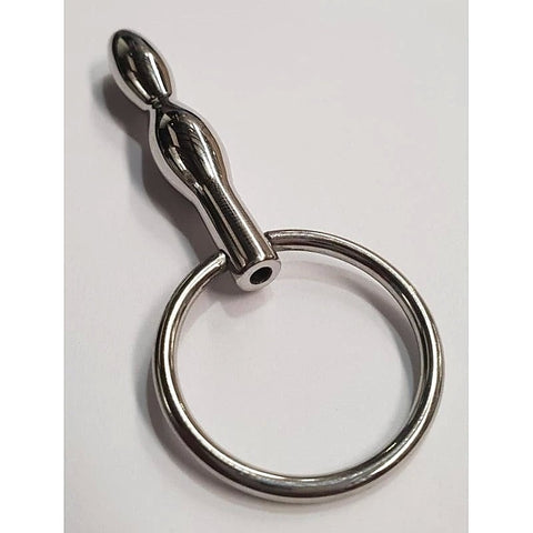 Ripple Cum Thru Penis Plug With Glans Ring by Hell's Couture