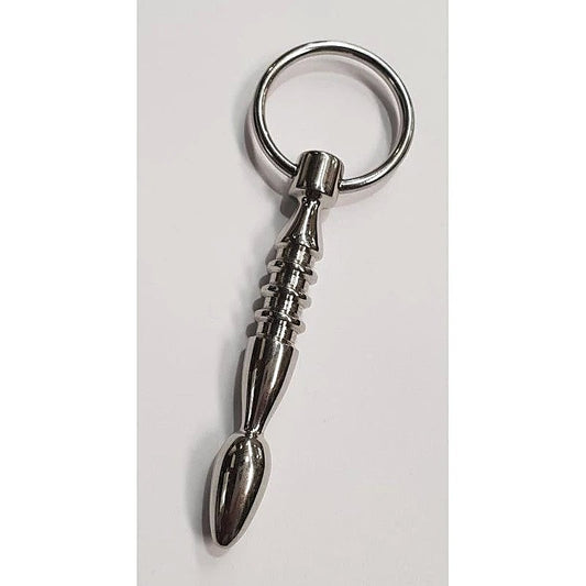 Nuke Penis Plug With Glans Ring by Hell's Couture