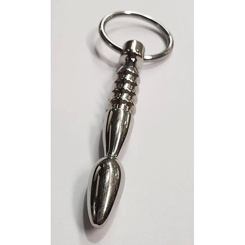 Nuke Penis Plug With Glans Ring by Hell's Couture