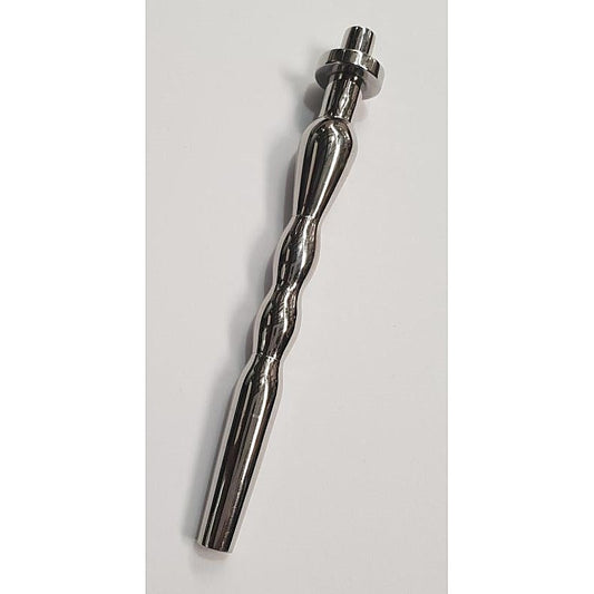 The Undy Waved Hollow Penis Plug by Hell's Couture
