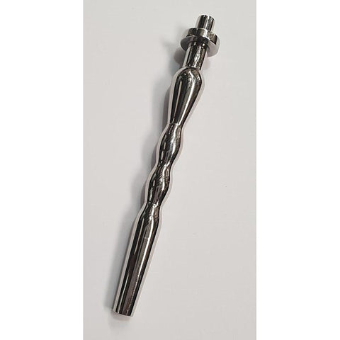 The Undy Waved Hollow Penis Plug by Hell's Couture