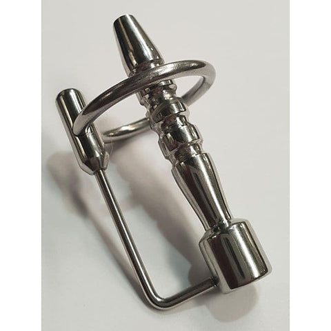 Apollo Hollow Cock Plug Ribbed With Glans Ring