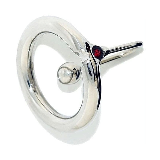 Fancy Sperm Stopper Ruby Crystal by Hell's Couture