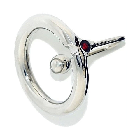 Fancy Sperm Stopper Ruby Crystal by Hell's Couture