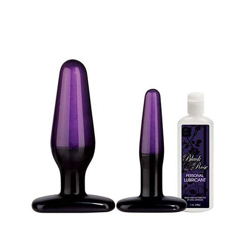 Black Rose Stems of Seduction Butt Plug by Doc Johnson