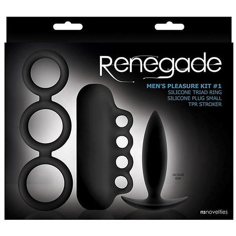 Renegade Mens Pleasure Kit No.1 Black by NS Novelties