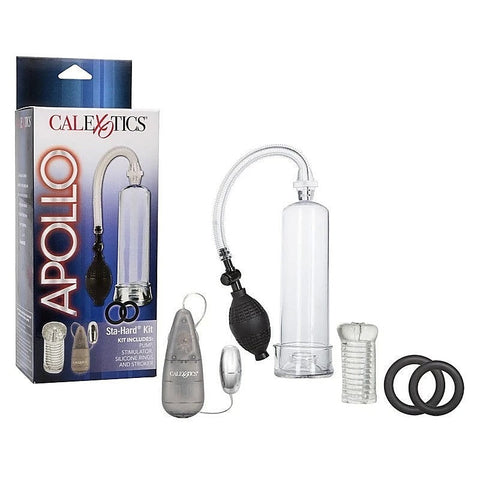 Apollo Sta-Hard Men's Penis Pump Kit by California Exotics