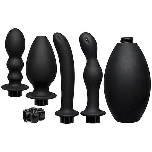 Kink Flow Full Flush Silicone Anal Douche by Doc Johnson