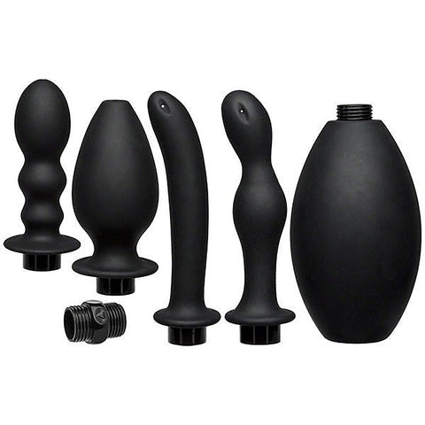 Kink Flow Full Flush Silicone Anal Douche by Doc Johnson