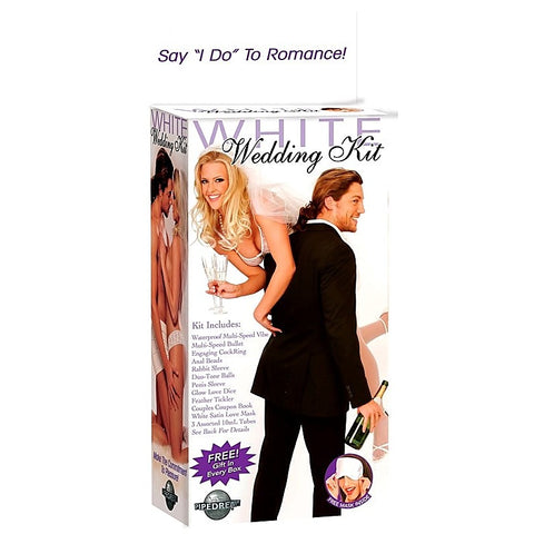 10 Piece White Wedding Adult Toys Kit by Pipedream