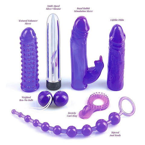 7 Piece Royal Rabbit Vibrators Kit by Pipedream