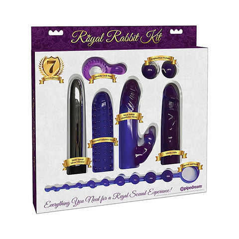 7 Piece Royal Rabbit Vibrators Kit by Pipedream