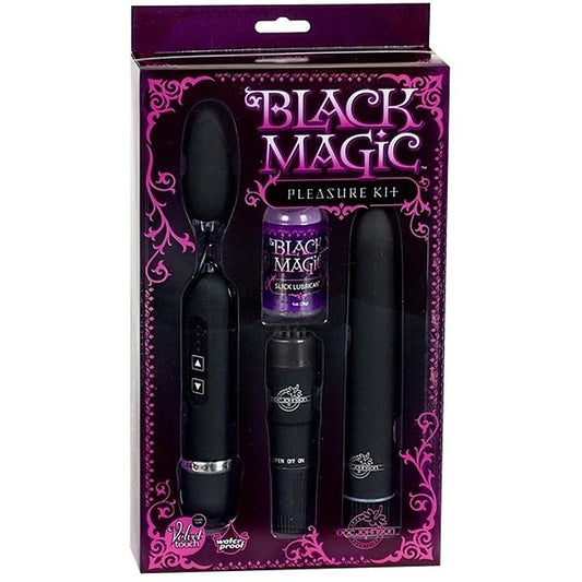 Black Magic Pleasure Sex Toy Kit by Doc Johnson