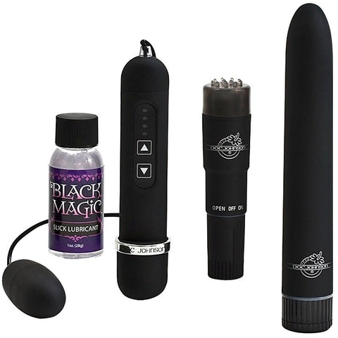 Black Magic Pleasure Sex Toy Kit by Doc Johnson