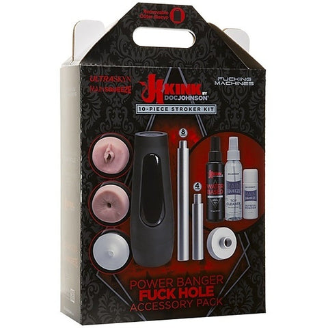 Kink Power Banger Fuck Hole Accessory Pack by Doc Johnson
