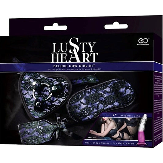 Lusty Heart Deluxe Cow Girl Kit Purple by NANMA Corporation