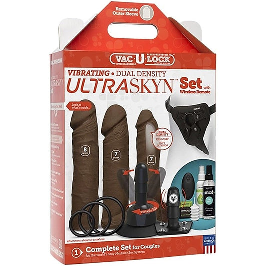 Vibrating Dual Density Ultraskyn Set by Doc Johnson