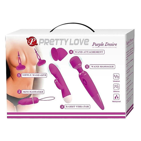 Pretty Love Purple Desire 5-Piece Kit by Baile