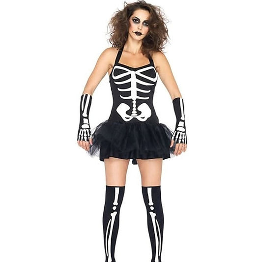 Luminous Bone Tutu Dress by Leg Avenue