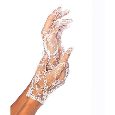 Wrist Length Lace Gloves by Leg Avenue
