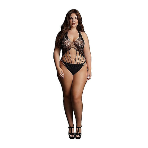 Strappy Lace Teddy by Shots Toys