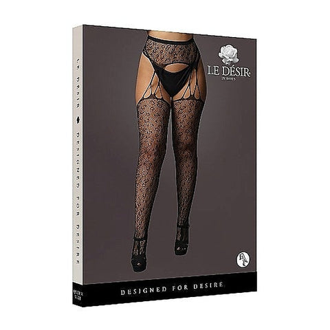 Suspender Leopard Pantyhose by Shots Toys
