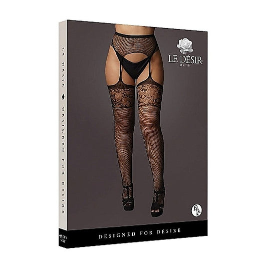 Garterbelt Stockings With Lace Top by Shots Toys