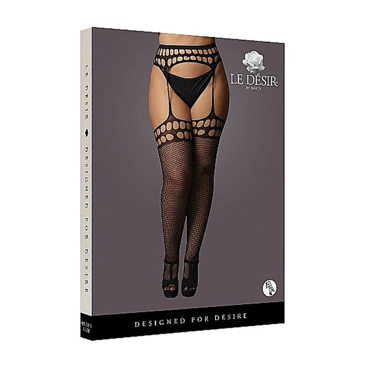Garterbelt Stockings With Open Design by Shots Toys