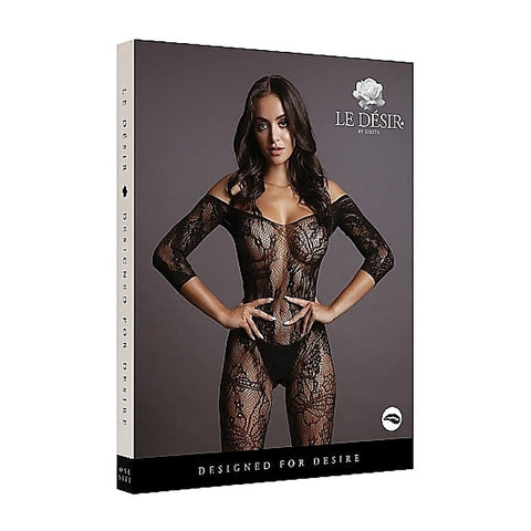 Lace Sleeved Bodystocking by Shots Toys