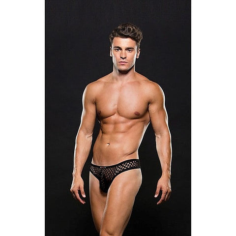 Sleek Fishnet Thong by Envy Menswear