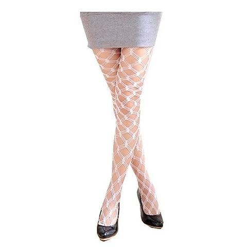 Women Fishnet Leg Stockings by Smillie Lingerie