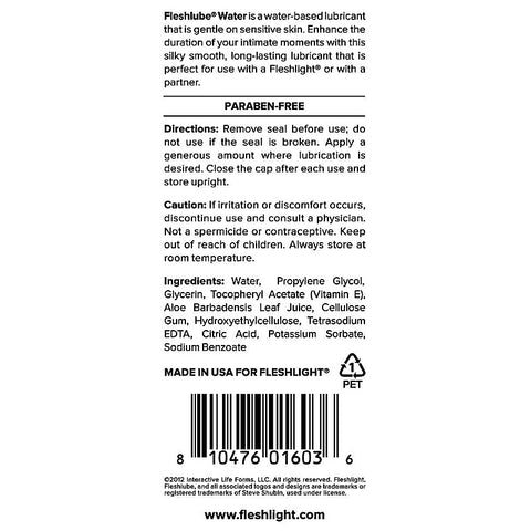 Fleshlube Water Based Adult Lubricant by Fleshlight