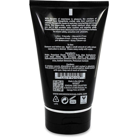 Jelle Anal Gel Unscented Lubricant by Wicked Sensual Care