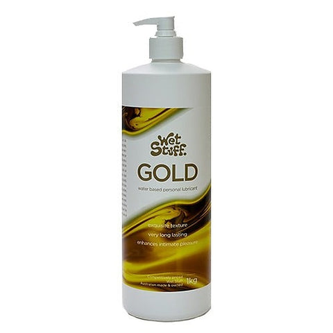 Wet Stuff Gold Lubricant Pump Top by Gel Works