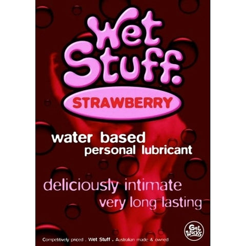 Wet Stuff Strawberry Lubricant by Gel Works