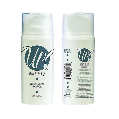 Up! Back It Up Anal Pleasure Sex Gel by California Exotics