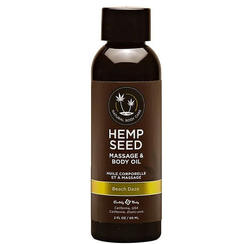 Hemp Seed Water Based Massage and Body Oil by Earthly Body