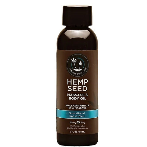 Hemp Seed Water Based Massage and Body Oil by Earthly Body