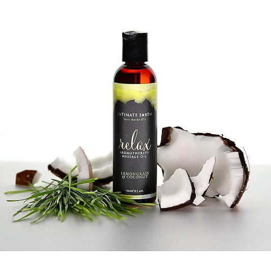Aromatherapy Massage Oil 120ml by Intimate Earth