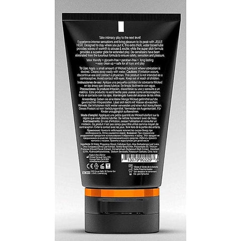 Wicked Jelle Heat Anal Gel Lube 120ml by Wicked Sensual Care